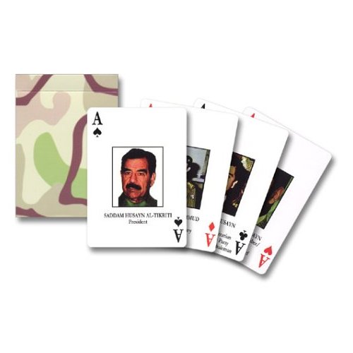 Iraqi Most Wanted Playing Cards