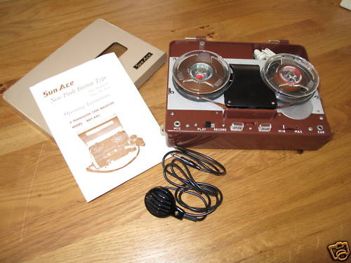Small Portable Reel to Reel Tape Recorder